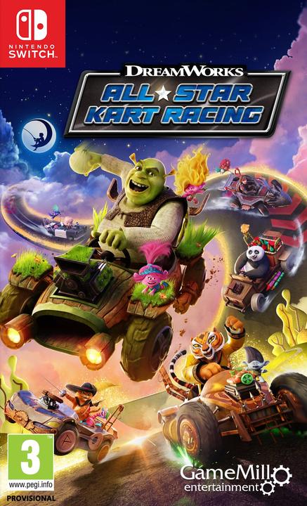 Actual product image GameMill Entertainment Dreamworks All-Star Kart Racing (Switch, Switch Lite, Switch OLED, DE)