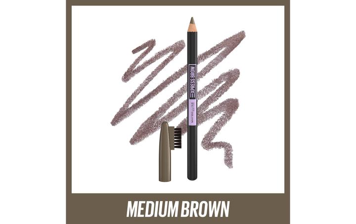Actual product image Maybelline New York Express Brow Precise 04 Medium Brown (4 Medium Brown)