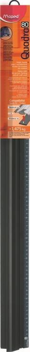 Actual product image Maped Quadro cutting ruler, made of aluminium, length: 800 mm (80 cm)