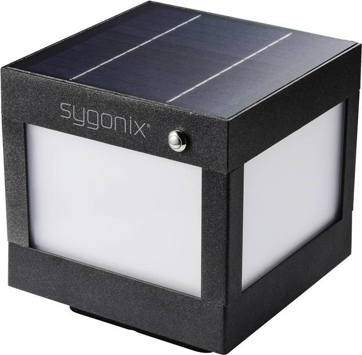 Sygonix SY-5593808 Solar Garden Light 3W Natural White Black (120 lm, IP44)