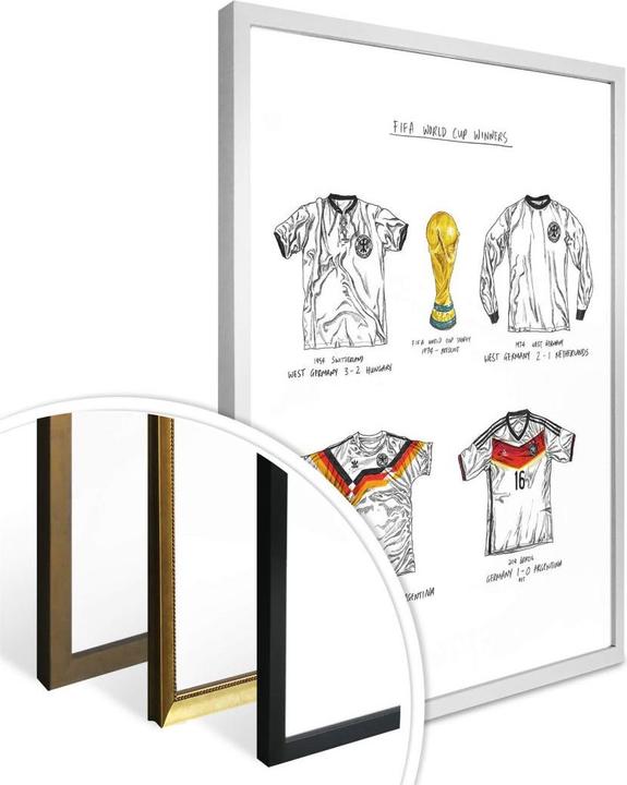 Actual product image Trenddeko Football Jerseys Germany (100 x 120 cm)