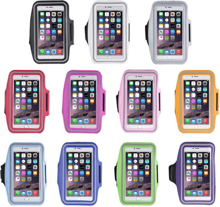 Produktbild König Design Tasche Armband für Apple iPhone 6 Plus Weiss