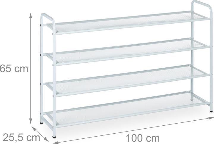 Productafbeelding Relaxdays Schoenenrek (100 x 25,5 x 65 cm)