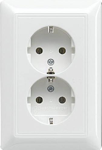 Image du produit Busch-Jaeger Prise double SCHUKO