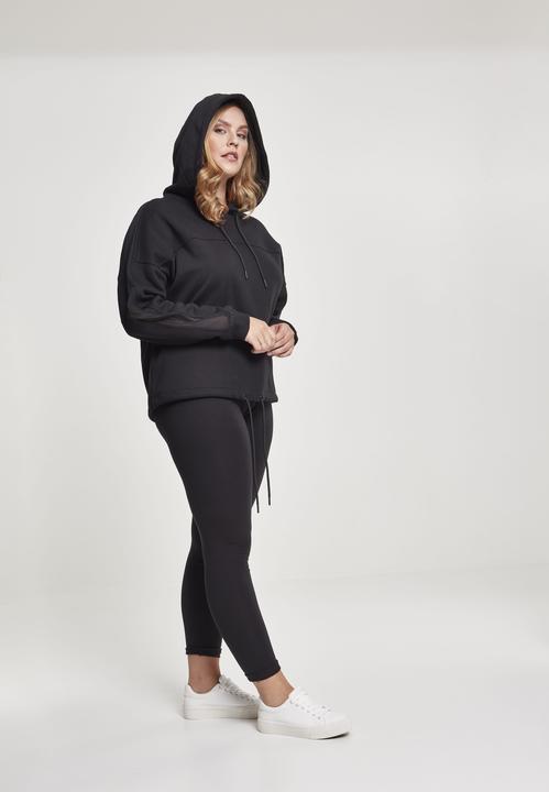 Immagine prodotto Urban Classics Felpa con cappuccio oversize Tech Mesh Inset da donna (XL)