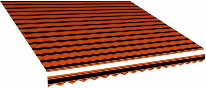 Orange und Braun (gestreift)