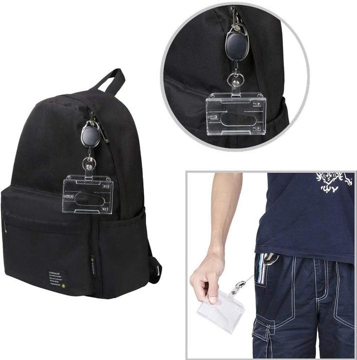 Immagine prodotto Werkstein Anti-Lost Key-Bak Schlüsselanhänger mit Gürtelclip / Kartenhalter / Ausweishülle 3er Set