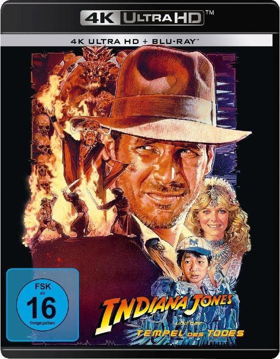 Produktbild Indiana Jones-Tempel des Todes -4K (Blu-ray, 1984, Englisch, Deutsch)