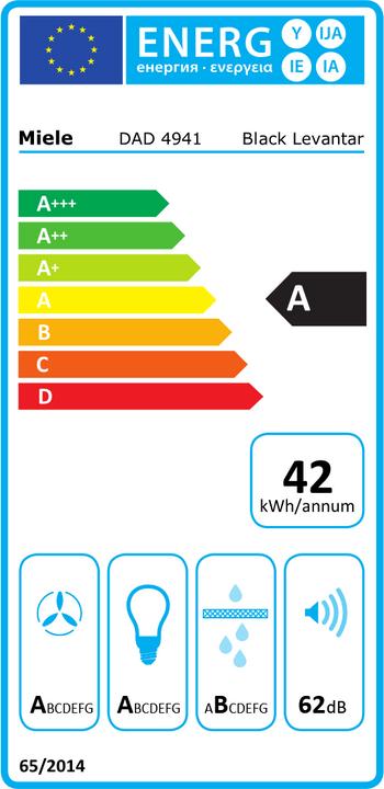 Label énergétique Miele DAD 4941 (Ventilateur à auge)