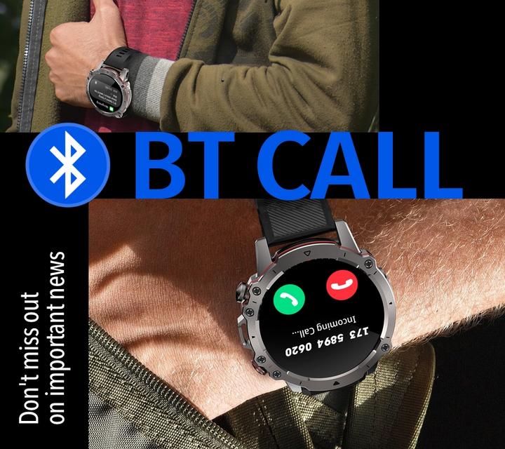 Produktbild Herren-Smartwatch RNCF18-1 SCHWARZ Armband + Armband