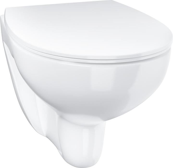 Produktbild Grohe Bau Keramik Wand-Tiefspül WC, inkl. WC-Sitz, Slim-Variante, Soft-Close