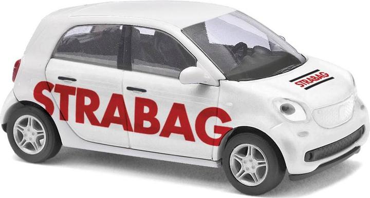 Image du produit Busch 49562 H0 PKW Modell Smart Forfour 14, Strabag