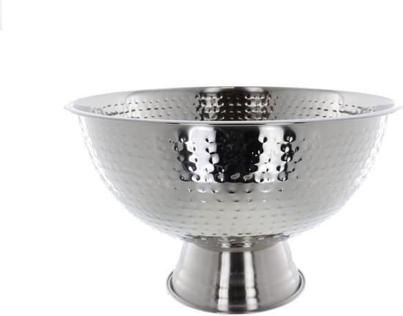 Actual product image MICA Living Champagne cooler - silver - metal, hammered - ø approx. 39 cm