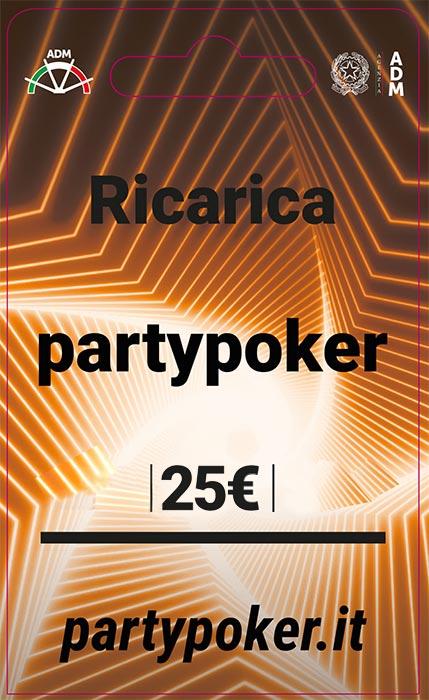 Immagine prodotto Party Poker 25 Euro PIN