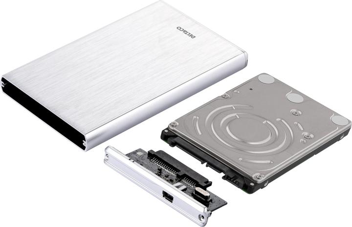 Deltaco Box HDD 1x2.5, SATA 6Gb (2.5")