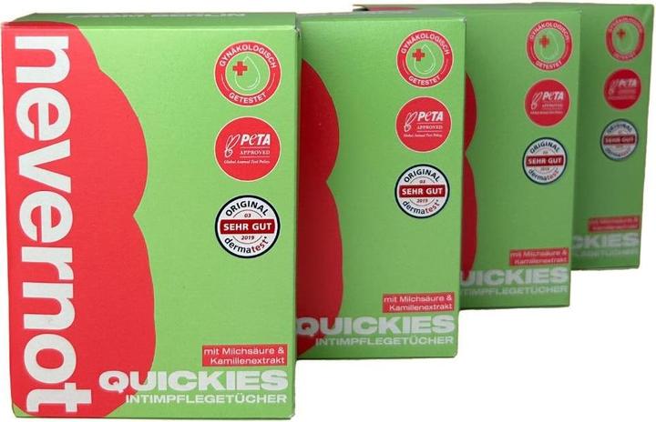 Actual product image NeverNot Quickies (275.63 ml, Intimate wipes)