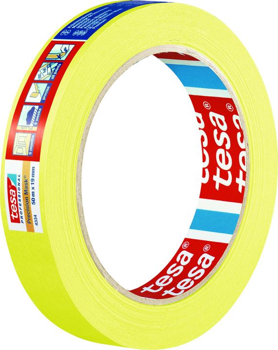 Produktbild tesa 4334 PRECISION Malerkrepp für präzises Abdecken (19 mm)