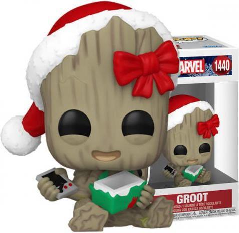 Produktbild Funko Marvel POP! Vinyl Figur Holiday Groot 9 cm