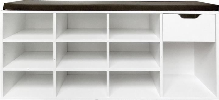 Produktbild HTI-Living Garderobenbank mit 10 Fächern und Schublade Lisa