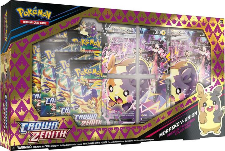Actual product image Asmodée Pokémon trading card game Crown Zenith Morpeko V-Union Premium Collection