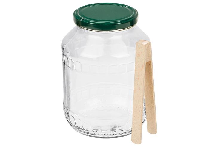 Childhome HI Cucumber jar with tongs 2650ml (6 pcs., 2.65 l)