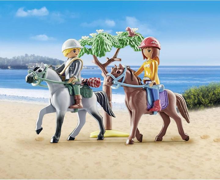 Image du produit Playmobil Reitausflug an den Strand mit Amelia und Ben (71470, Playmobil Chevaux de la cascade)