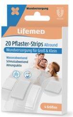 Actual product image Lifemed 100x Plaster Strips semi-transparent Allround in 4 sizes (100 x)