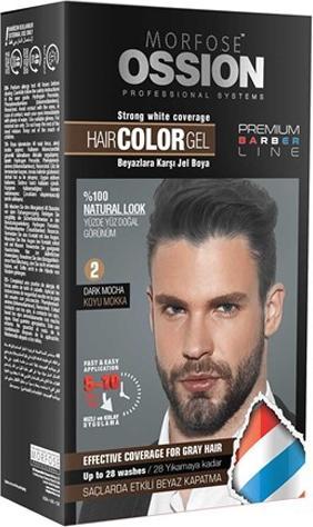 Morfose Barber Line Hair Color Gel Dark Mocha (2) (Dark Mocha)
