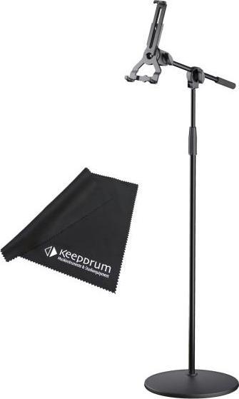 K&M K-M 19789 Tablet PC stand with swivel arm and cloth