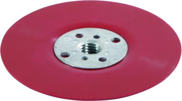Produktbild 3M Hochleistungs-Stützteller, rot, 115 mm, M14, flach, weich, 1 Stück / Karton (60)