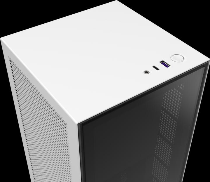 Actual product image NZXT H1 - White Matte (2021) (Mini-ITX)