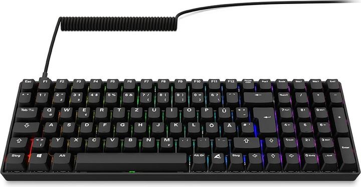 Produktbild Sharkoon SGK50 S2 PBT bk Gateron GPRO Yellow DE (DE, Kabelgebunden, Kabellos)