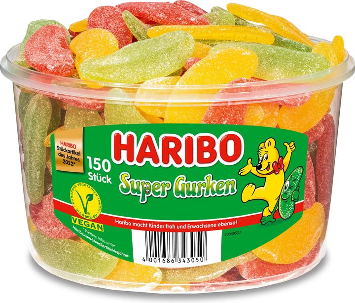 Produktbild Haribo Saure Gurken (150 Stk., 1350 g)