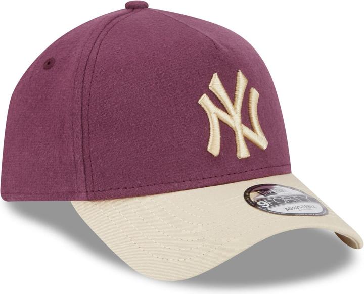 Produktbild New Era A-Frame 9Forty Cap MOLESKIN New York Yankees maroon (One Size)