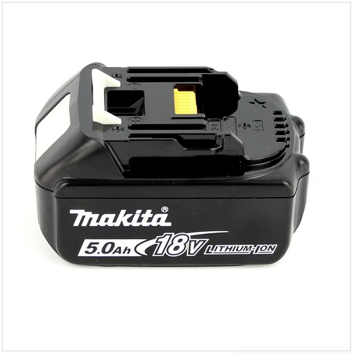 Productafbeelding Makita DEADML / DML 805 LED bouwschijnwerper 14,4 - 18 Volt / 230 Volt + 1x BL 1850 B 18V - 5 Ah Li-Ion A (750 lm)