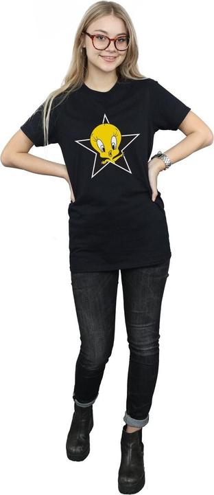 Immagine prodotto Looney Tunes Tweety Pie Star Maglietta Ampia Donna (L)