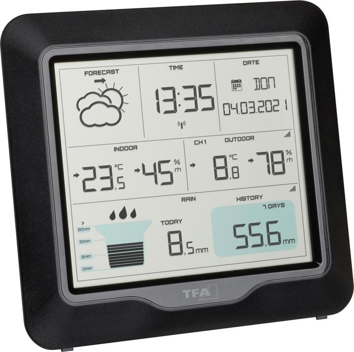 Actual product image TFA Wireless weather station with rain gauge RAIN PRO 35.1160.01