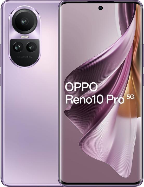 OPPO Reno 10 Pro (256 GB, Glossy Purple, 6.70", Dual SIM, 50 Mpx, 5G)