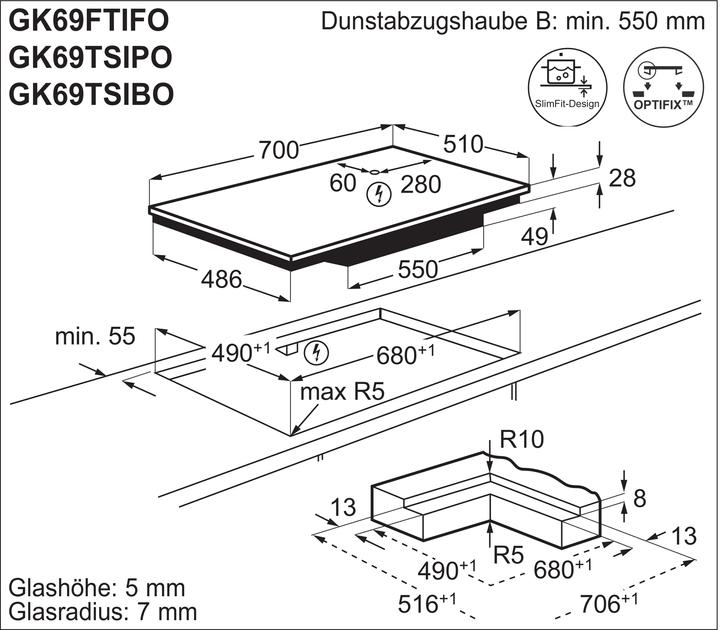 Produktbild Electrolux GK69TSIBO