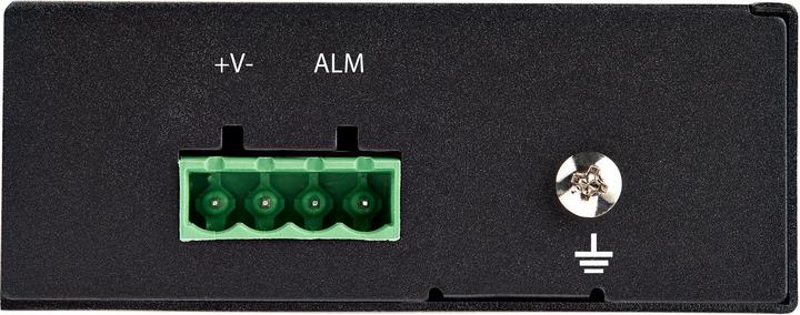 Actual product image StarTech PoE + Industrial Media Converter 60W - Media converter fiber optic copper - singlemode-/ (Media converter)