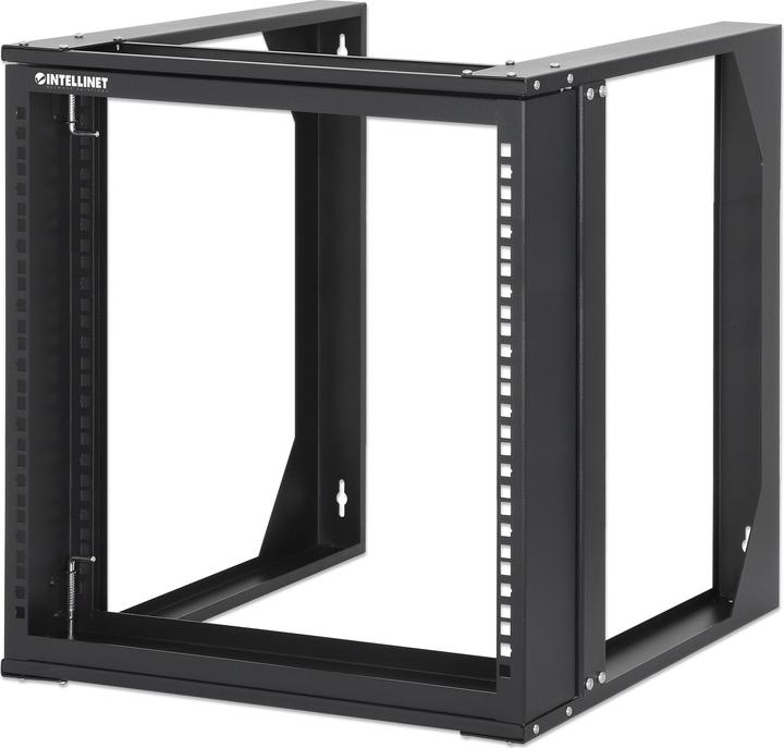 Productafbeelding Intellinet 19" laboratoriumrek voor wandmontage, 2 draagrails, 9 U (10.87 HE, 19 inch rek)