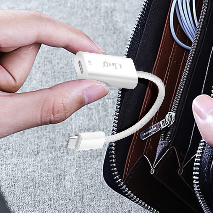 Produktbild LinQ USB-C / Lightning Lade- und Datenadapter (USB Typ C, Lightning)
