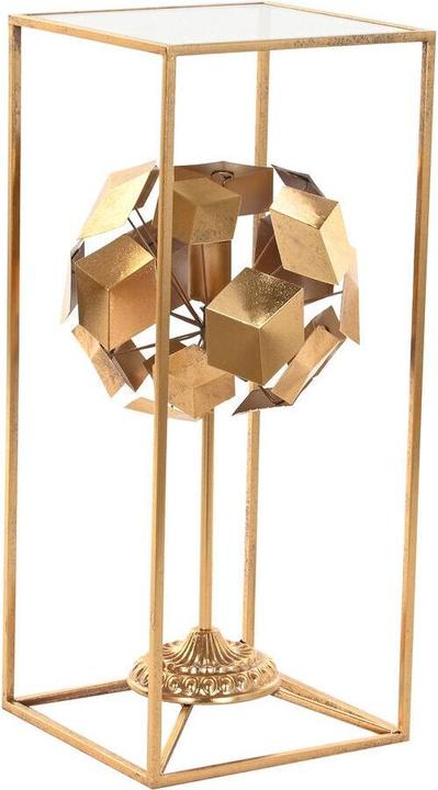 Actual product image DKD Home Decor Desk lamp Golden 220 V 50 W Modern Geometric (30 x 30 x 71 cm)