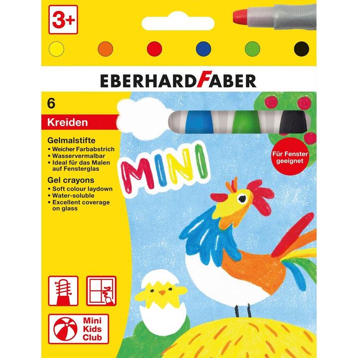 Produktbild EberhardFaber Gelmalstifte Basic, 6 Stück (Mehrfarbig, 6 x)