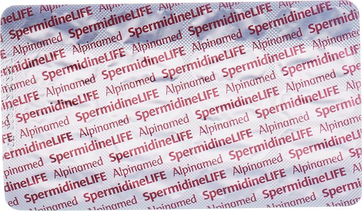 Nutritional values and ingredients Alpinamed Spermidinelife Original Caps 60 Capsules (60 Piece, Capsules, 80 g)