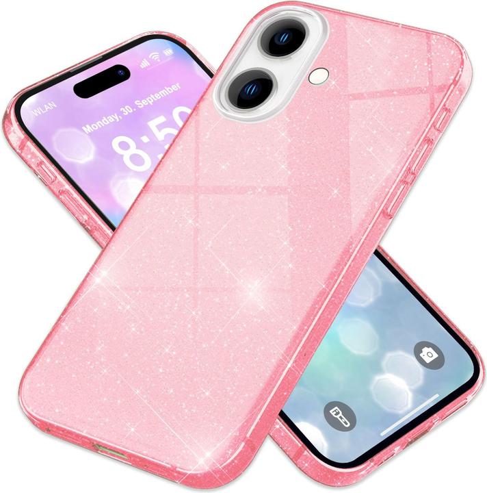 Actual product image Nalia Glitter hybrid cover (Apple iPhone 16)