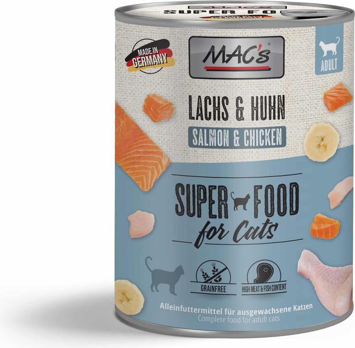 Actual product image MAC's CAT Lachs & Hühnchen (Adult, 1 pcs., 800 g)