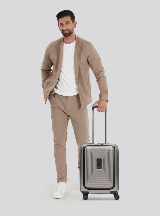 Immagine prodotto Redolz Essentials 14 Trolley da cabina a 4 ruote S Scomparto per laptop da 55 cm con piega elastica (45 l, Bagaglio a mano (fino a 50 litri))