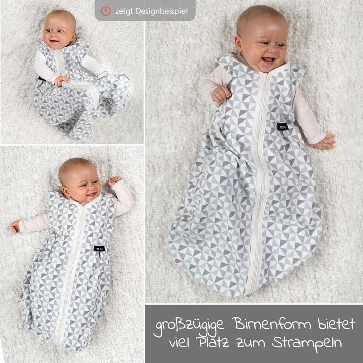 Actual product image Alvi Sleeping bags Ball sleeping bag Mäxchen Light - Jersey - Starry sky (0.5 TOG, Summer)
