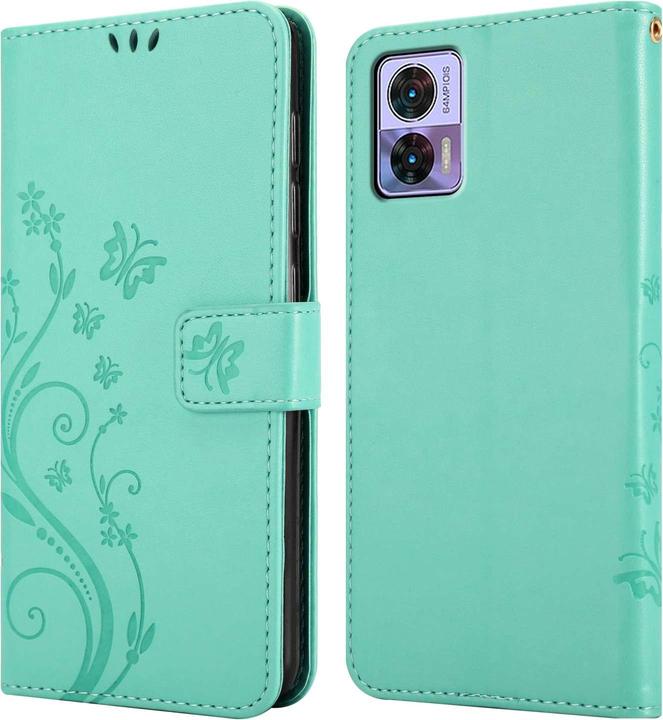Immagine prodotto Cadorabo Custodia per Motorola EDGE 30 NEO Flower Book (Motorola Edge 30 Neo)